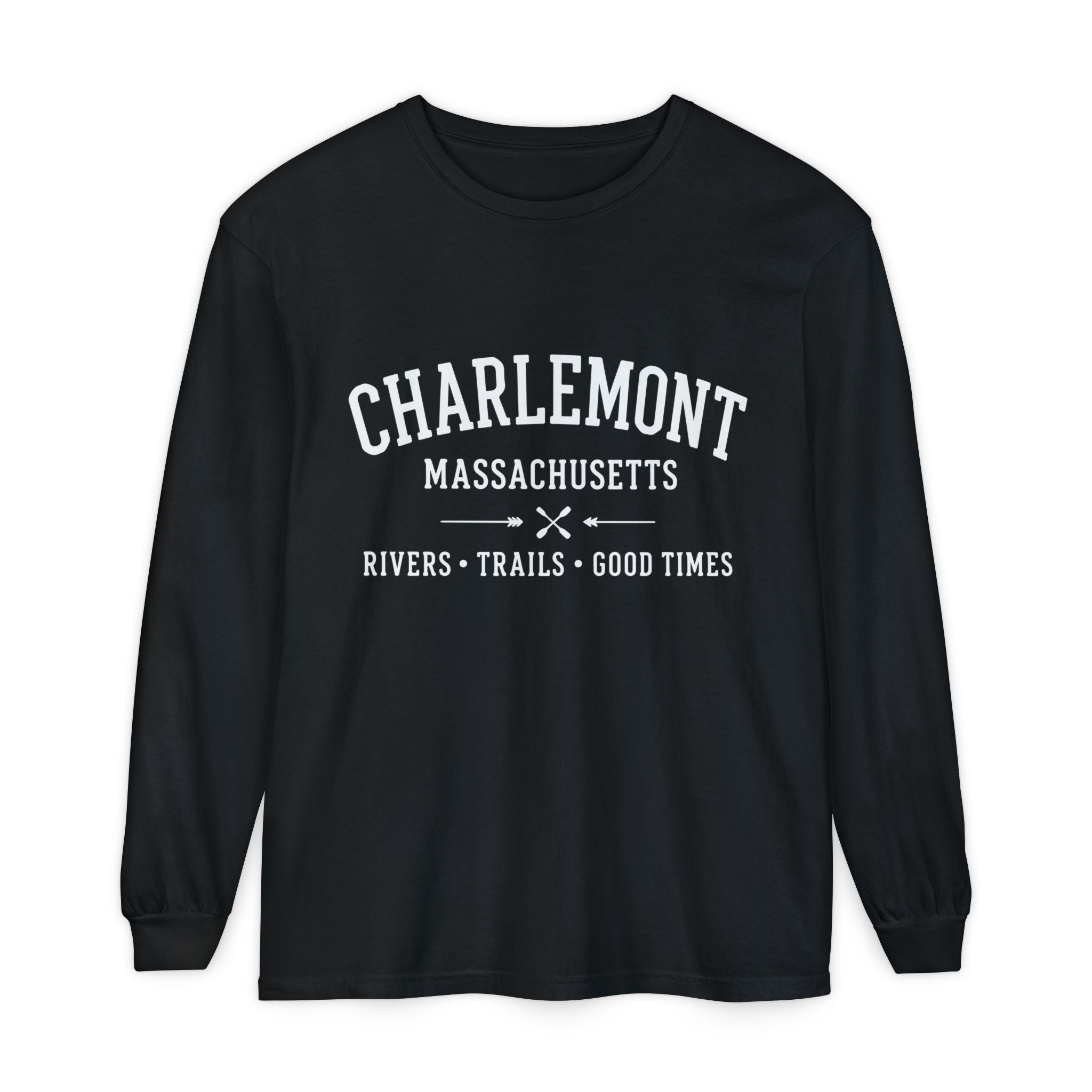 Charlemont Massachusetts Long Sleeve Tee – Rivers • Trails • Good Times