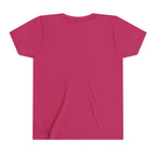 Youth Tee — Minimal White Short Sleeve Kids Shirt