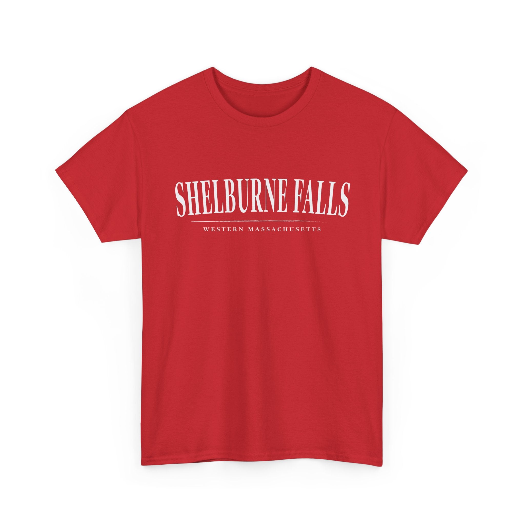 Shelburne Falls T-Shirt — Vintage Collegiate River Town Tee