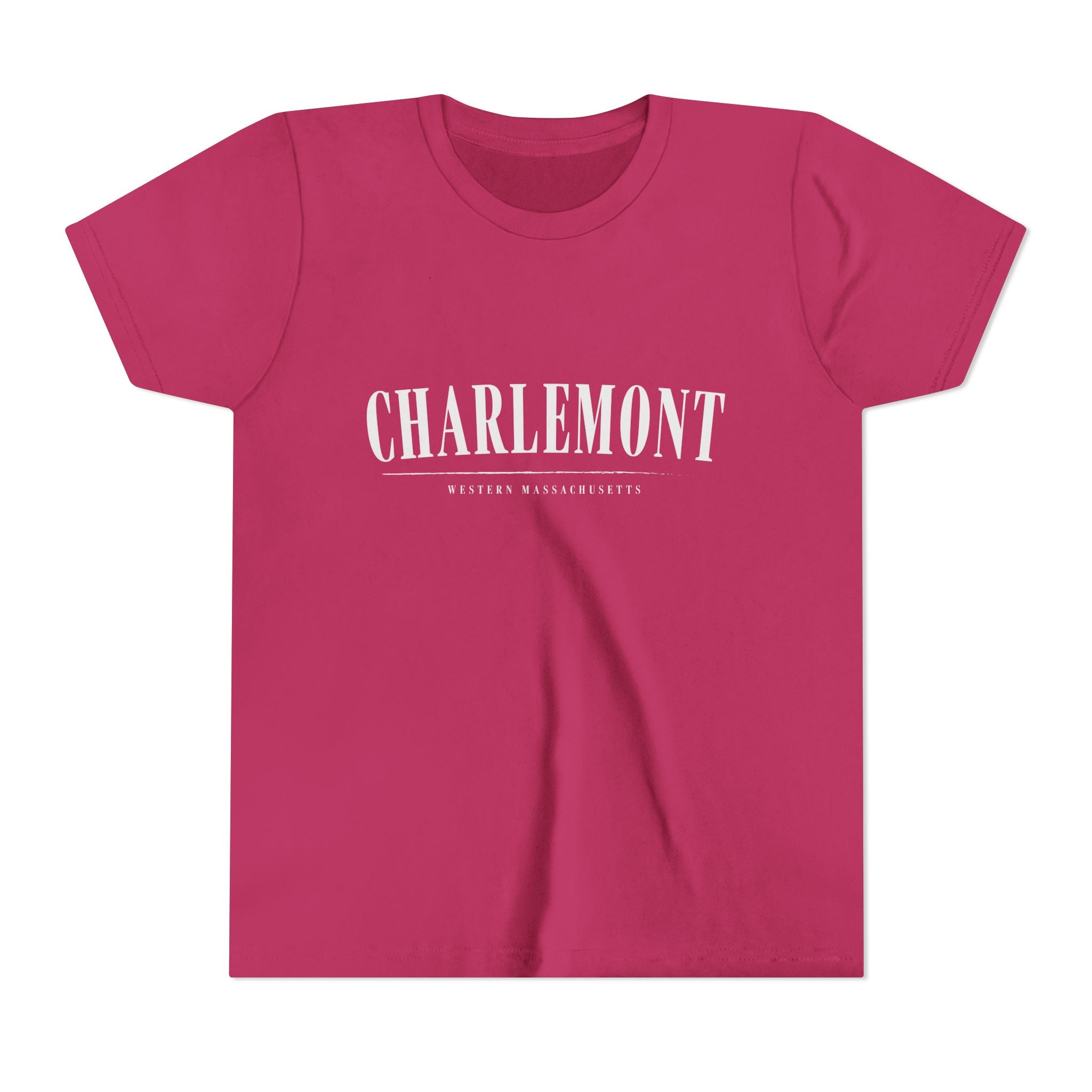 Charlemont Youth Tee — Classic Town Name Graphic Kids Shirt