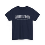 Shelburne Falls T-Shirt — Vintage Collegiate River Town Tee