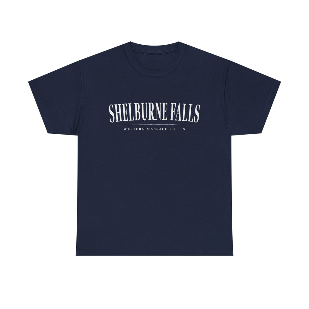 Shelburne Falls T-Shirt — Vintage Collegiate River Town Tee