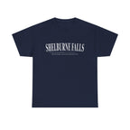 Shelburne Falls T-Shirt — Vintage Collegiate River Town Tee