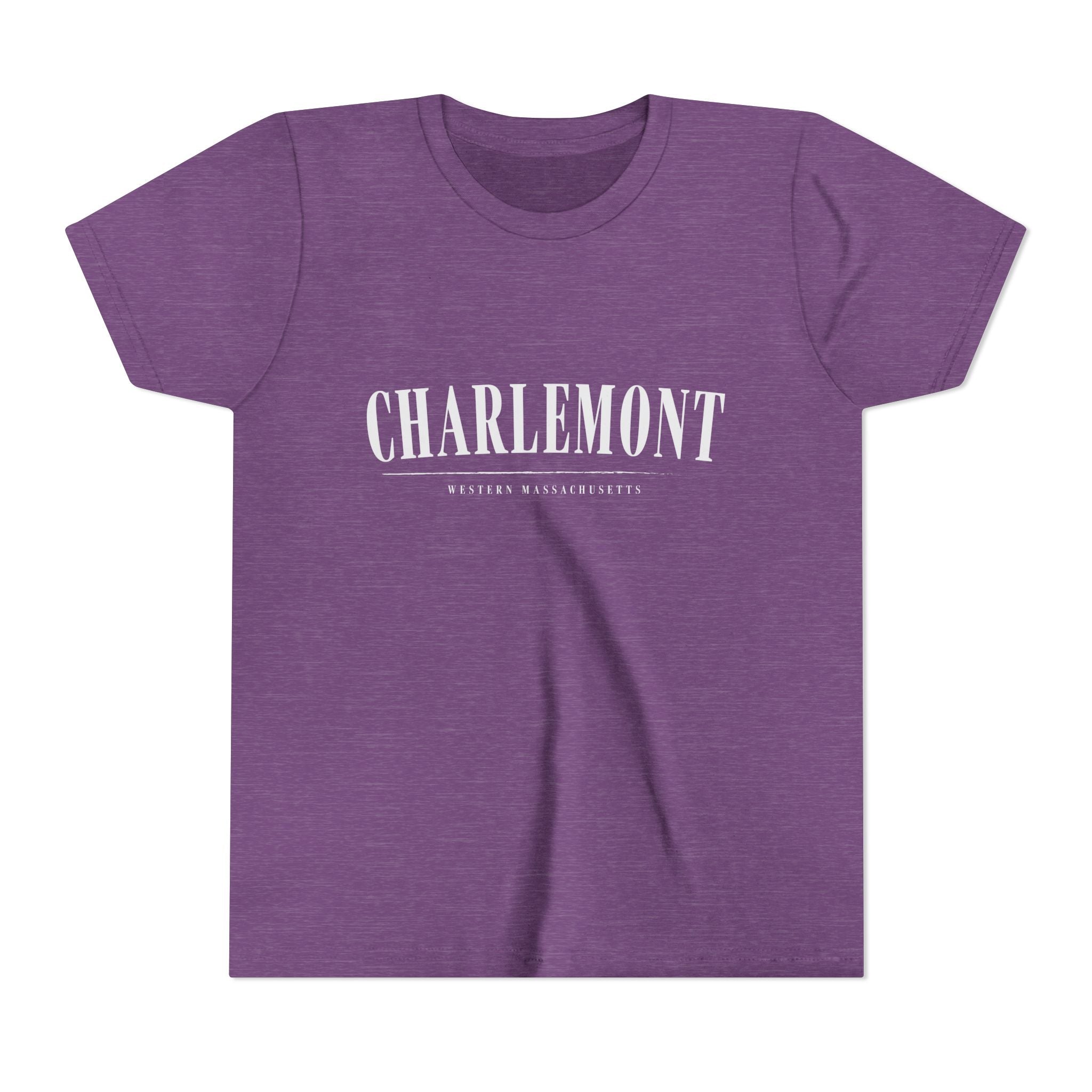 Charlemont Youth Tee — Classic Town Name Graphic Kids Shirt