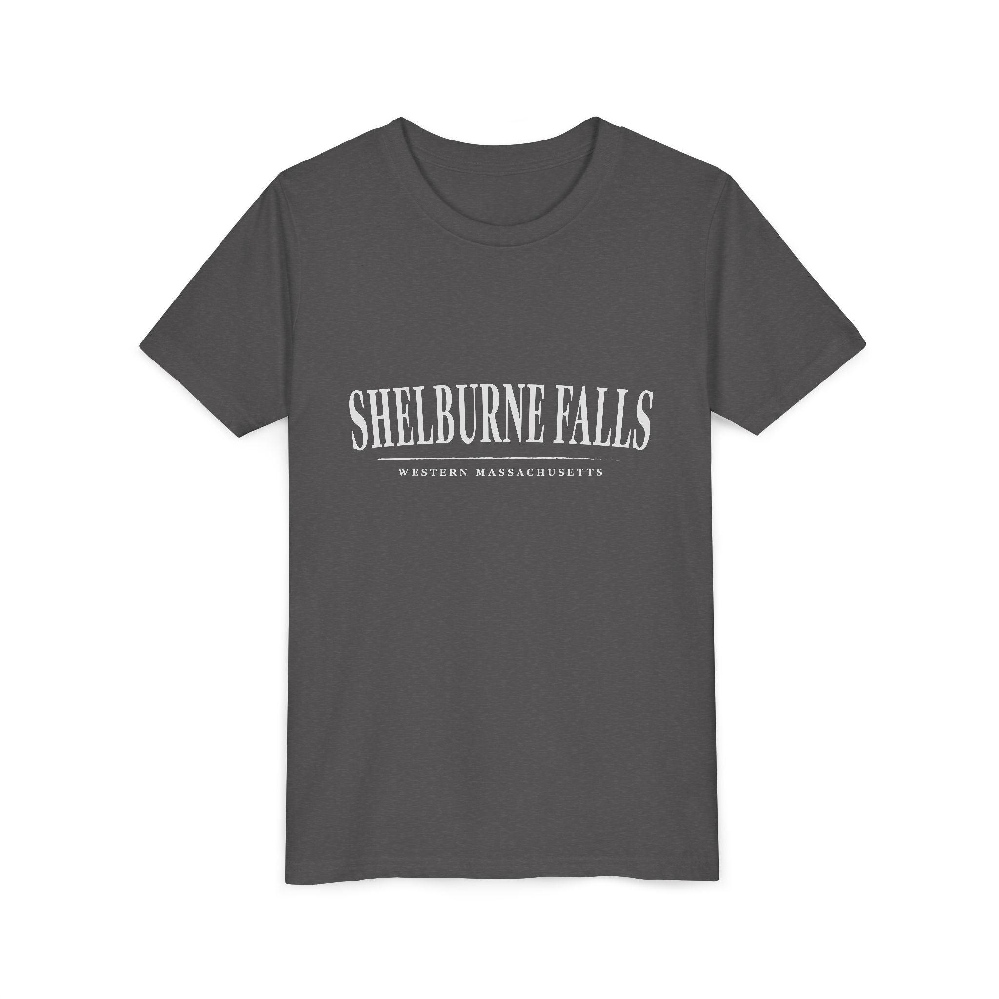 Youth Tee — Minimal White Short Sleeve Kids Shirt