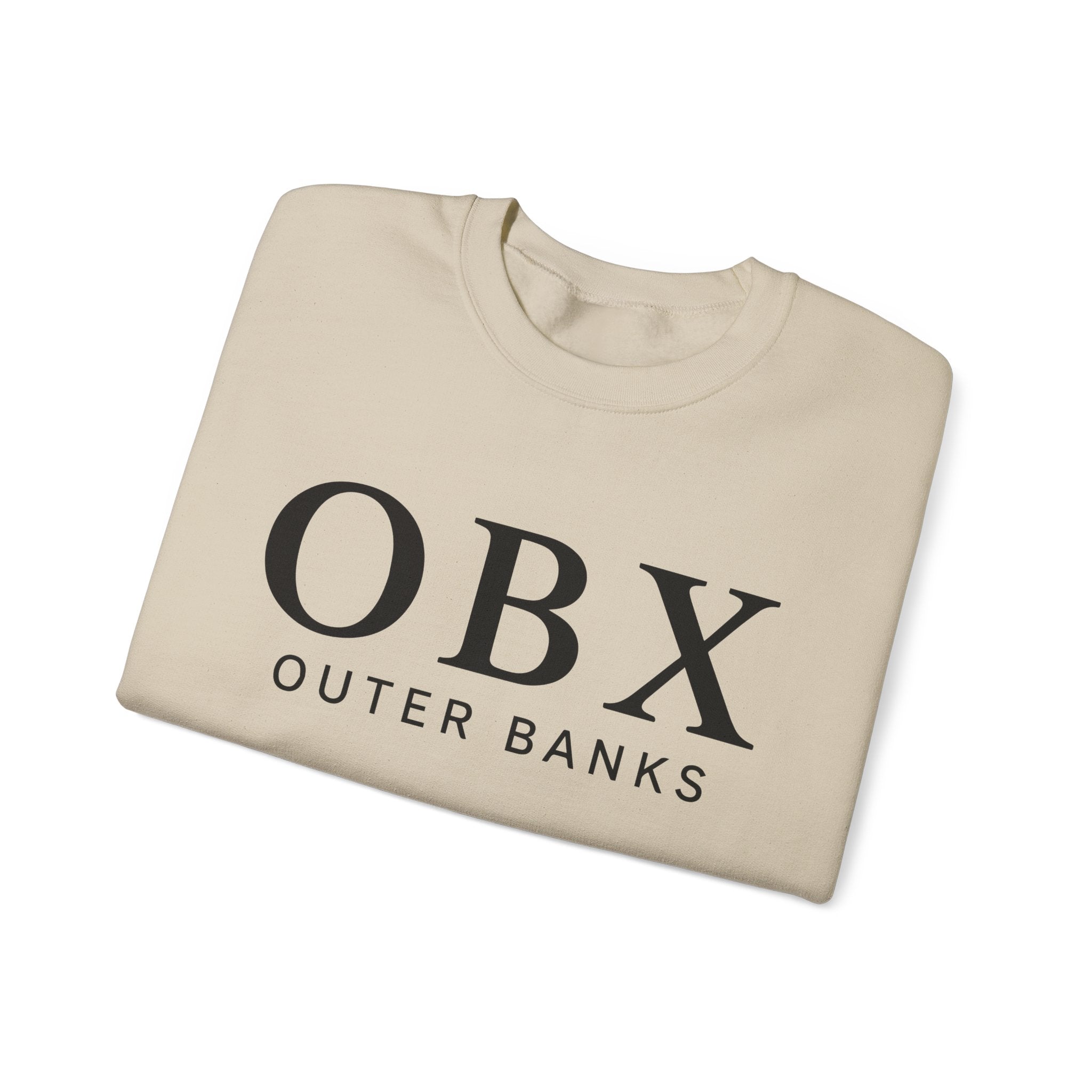 OBX Outer Banks Crewneck Sweatshirt – Coastal Neutral Pullover