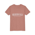 Youth Tee — Minimal White Short Sleeve Kids Shirt