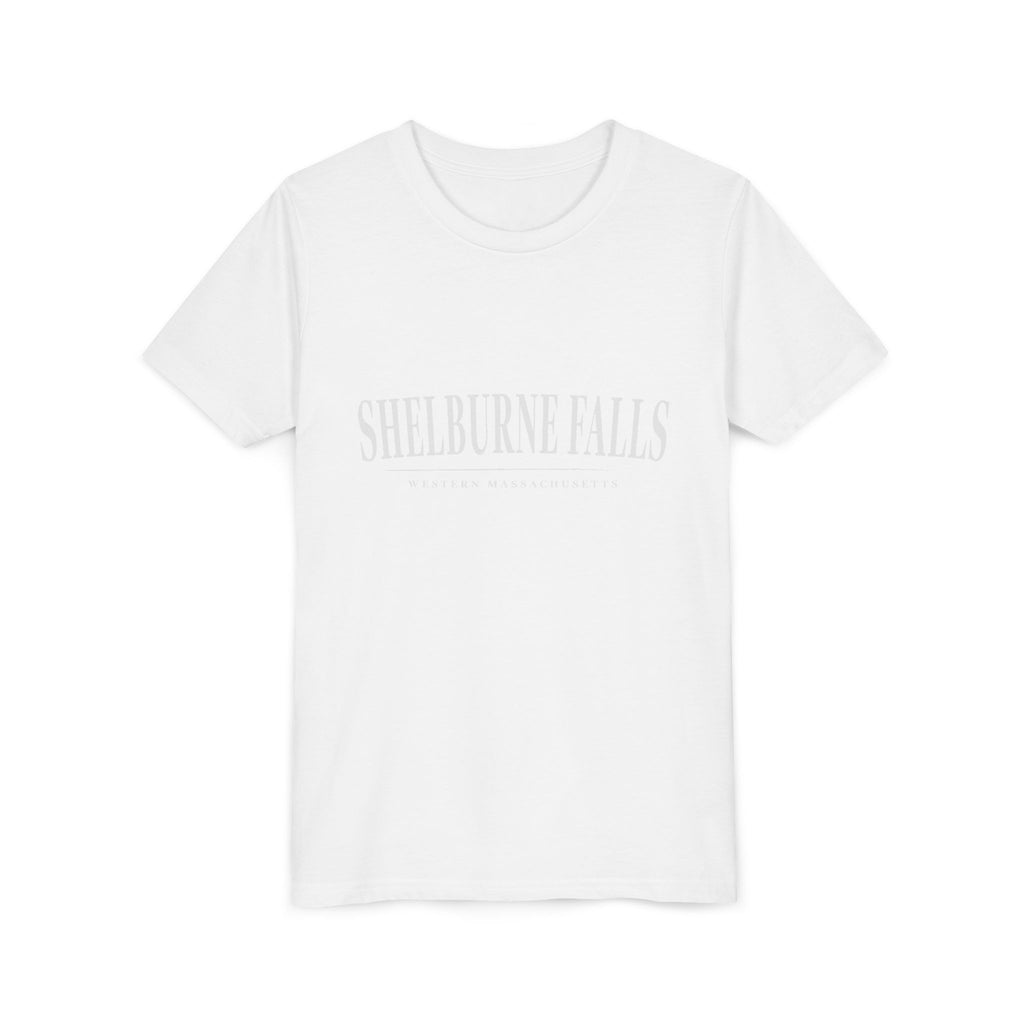 Youth Tee — Minimal White Short Sleeve Kids Shirt