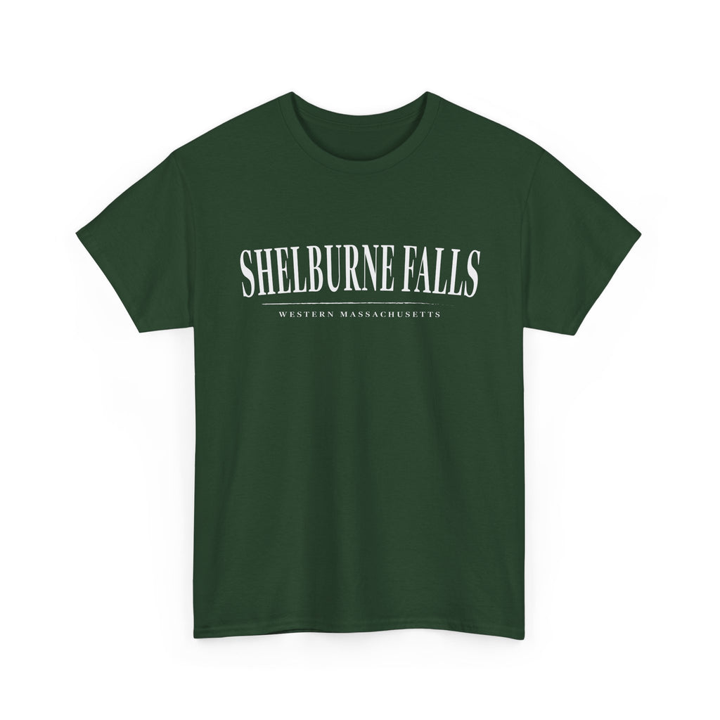 Shelburne Falls T-Shirt — Vintage Collegiate River Town Tee